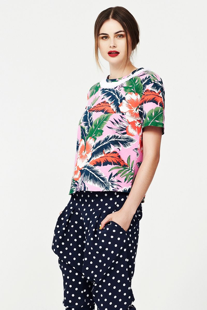 									TROPICAL SNOW 'TROPICAL THINKING' TSHIRT
								, 			WHAT'S SPOT TO LIKE 'I DOT YOU' PANT
			