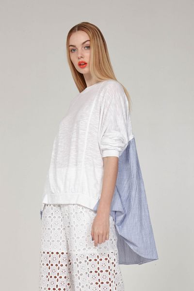 									LAZY SUNDAY 'BACK STRIPE' TOP
			