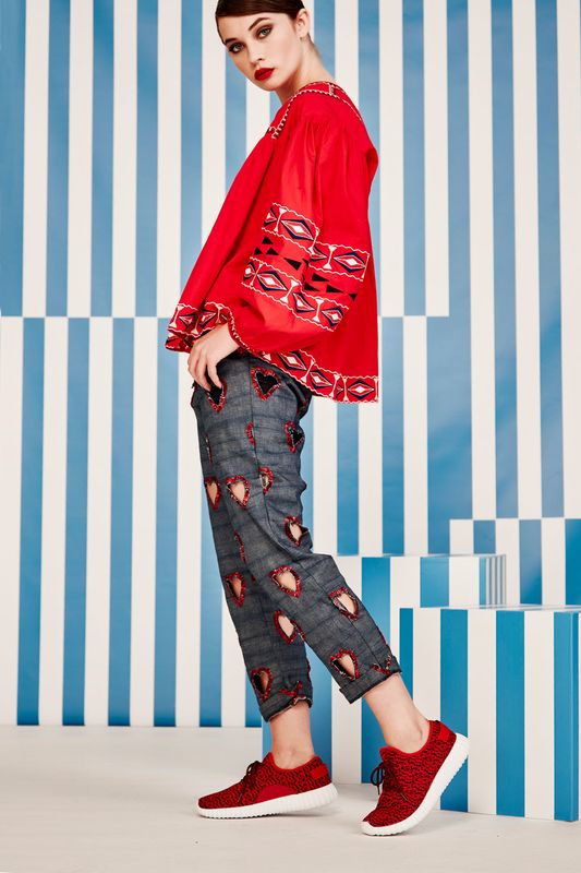 									HOLE HEARTED TROUSER
								, 			SAIL THEN PARTY TOP
			