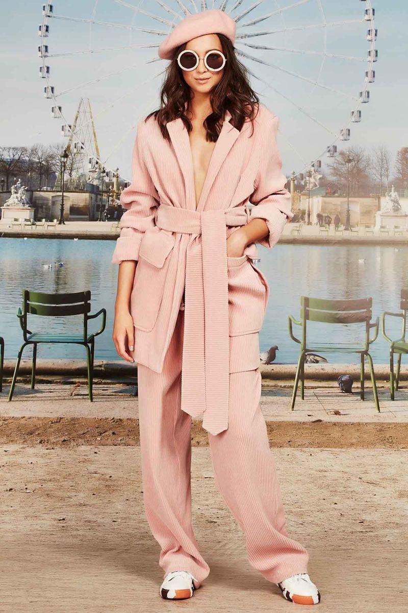 									I'M TIED DOWN JACKET
								, 			BLUSH HOUR PANTS
			