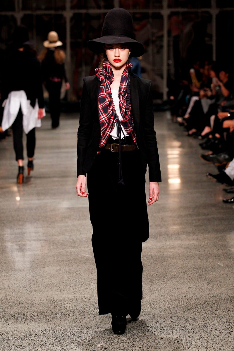 									Lawman 'Spine Frilling' Jacket
								, 			Deringer 'Chequered Past' Jacket
								, 			Wild Bill 'Paperbag Writer' Pant
			