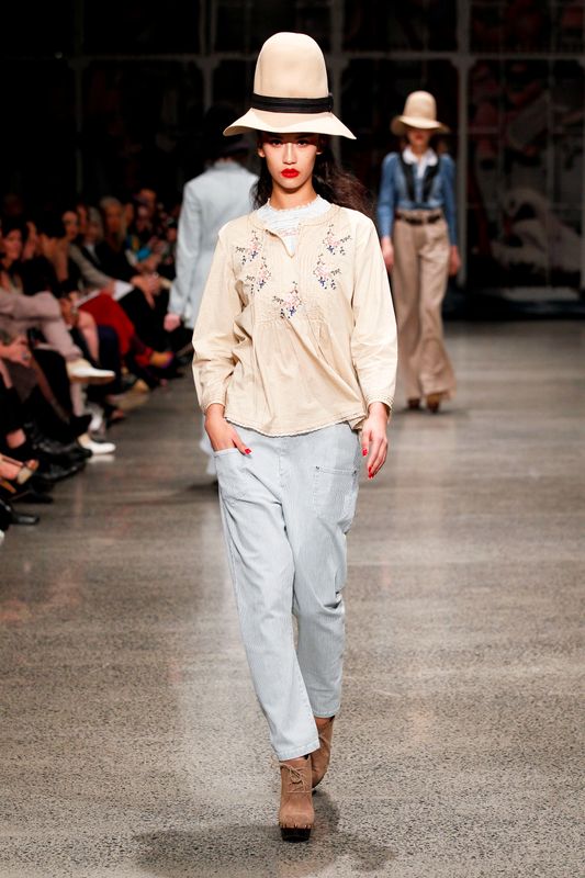 									Prairie 'Prairie Blouse' Top
								, 			Spaghetti Western 'Engine Driver' Pant
			