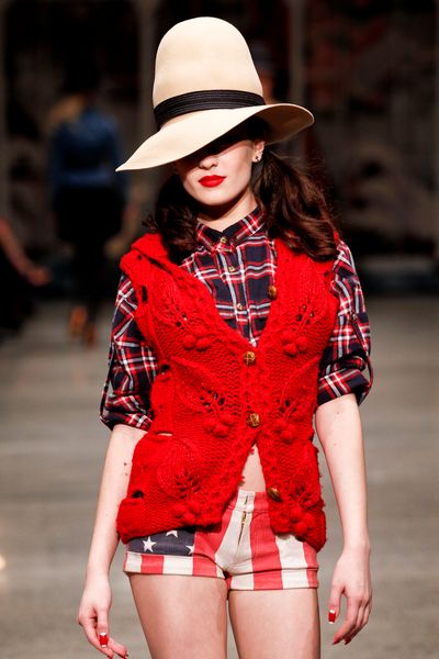 									Deringer 'Blue Collar Work-Her' Top
								, 			Haystack 'Vest Coaster' Top
			