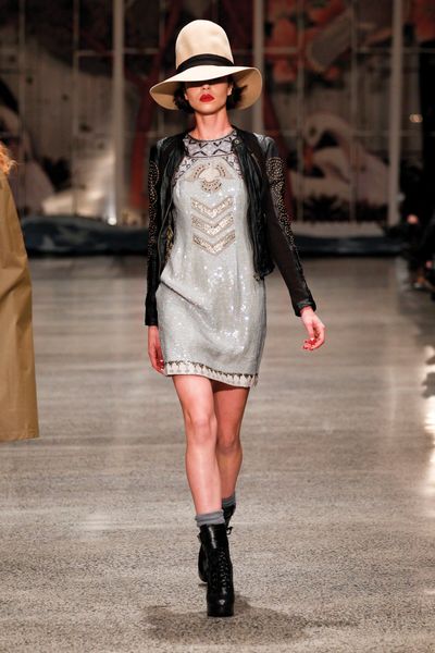 									Dakota 'Chopper Girl' Jacket
								, 			Silver Canyon 'Silver Shadow' Dress
			