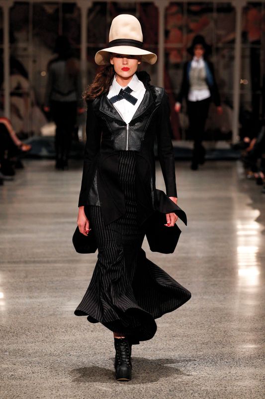 									Lawman 'Law Abiding' Coat
								, 			Quick Draw 'Neck Romancer' Shirt
								, 			Doc Holiday 'Floor Sweeper' Skirt
			