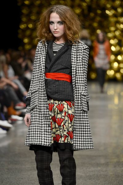 									TIBETAN PICNIC 'TAKE A RAIN CHECK' JACKET
								, 			SHOGUN 'LEAGUE OF THEIR OWN' JACKET
								, 			PARALLEL LINES 'CREWS CONTROL' TOP
								, 			SNOW PLANT 'RED ALERT' DRESS
								, 			CHECK MATE 'REALITY CHECK' PANT
			