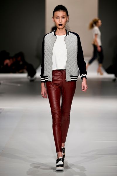 									Light Relief 'Vitamin Tee' top
								, 			Cable Car 'By Your Sleeve' bomber
								, 			Waxworks 'Walk Of The Devil' pant
			