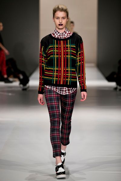 									Lochness 'Ridley Scott' shirt
								, 			Checkered Past 'Plaid Hair Day' top
								, 			Arcade Fire 'Walk Of The Devil' pant
			