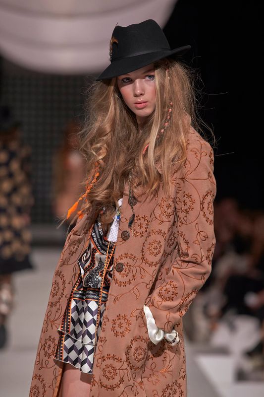 									PATCH ADAMS 'BROWN EYED GIRL' COAT
								, 			SHOW PIECE JUMPSUIT
			