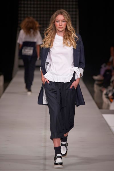 									STRIPE ME DOWN 'RISKY BUSINESS' COAT
								, 			SHOW PIECE TOP
								, 			STRIPE ME DOWN 'TROUSER POWER' PANTS
			