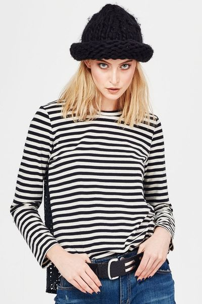 									A STRIPEY HEART 'LACE BACK LIFESTYLE' TOP
								, 			TEENAGE JEAN 'FOREVER IN BLUE JEANS' PANT
			