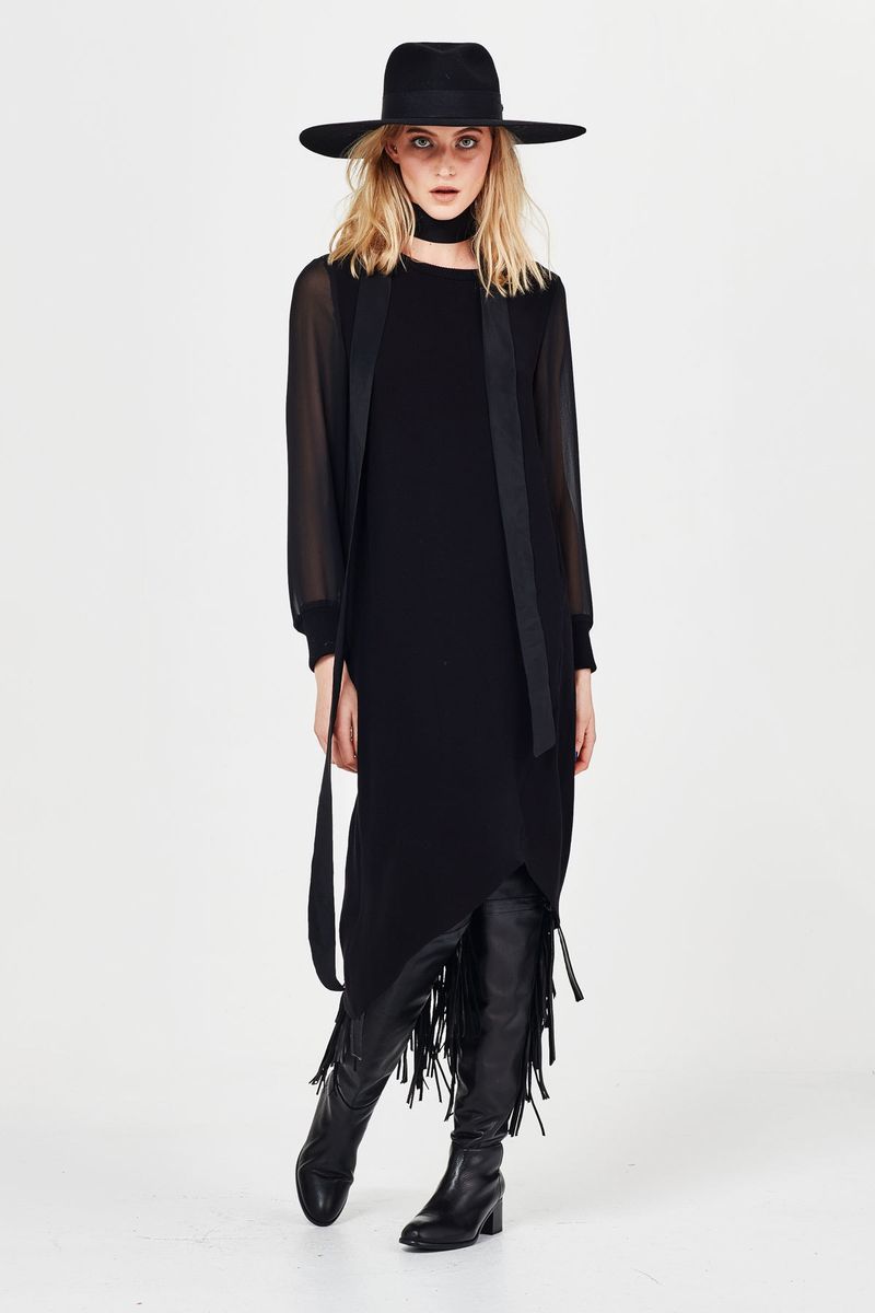 									BLACK MAGIC 'HEM FATALE' DRESS
			