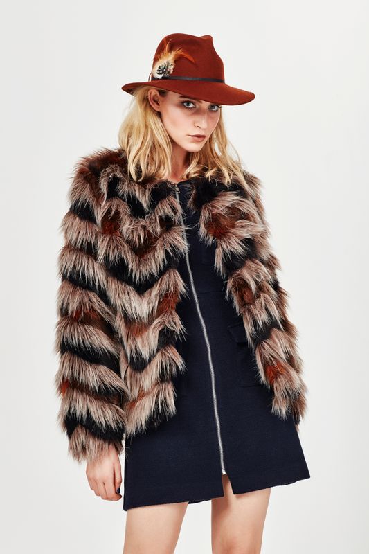 									FUR SURE 'ZIGGY AZALEA' JACKET
			