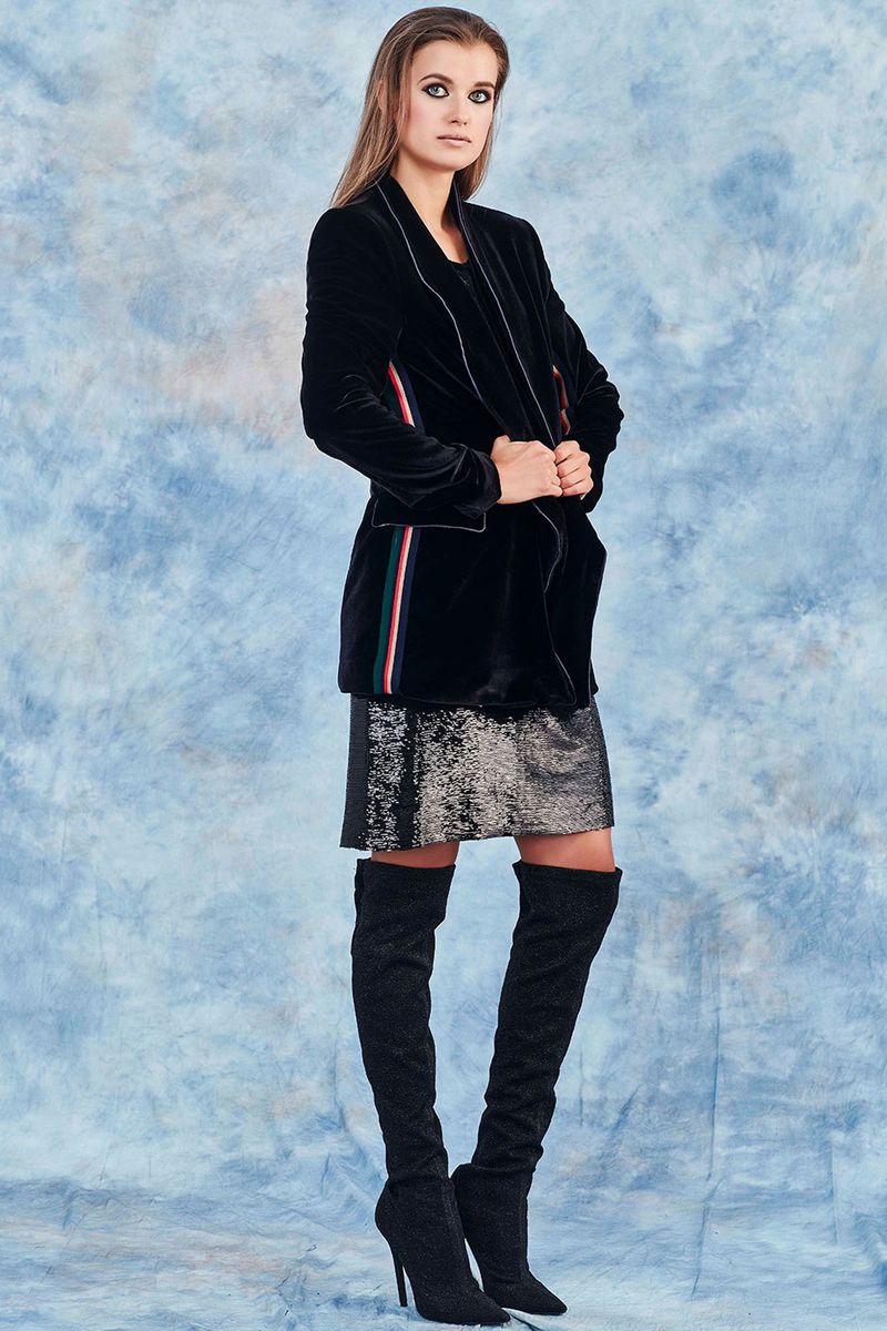 									PLUSH ON YOU JACKET
								, 			SHINY DANCER DRESS
			