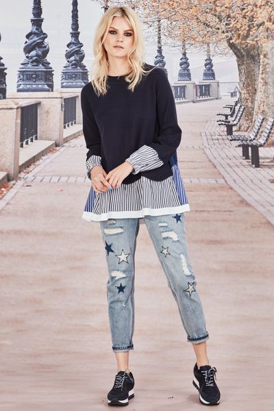 									BACK IT UP JUMPER
								, 			ROCK STAR JEANS
			