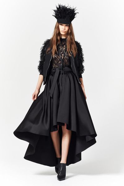 									THORNY DEVIL 'ROSAMUND SPIKE' JACKET
								, 			NIGHTBIRD 'LACY SUSAN' TOP
								, 			LAYLA 'LET ME MULLET OVER' SKIRT
			