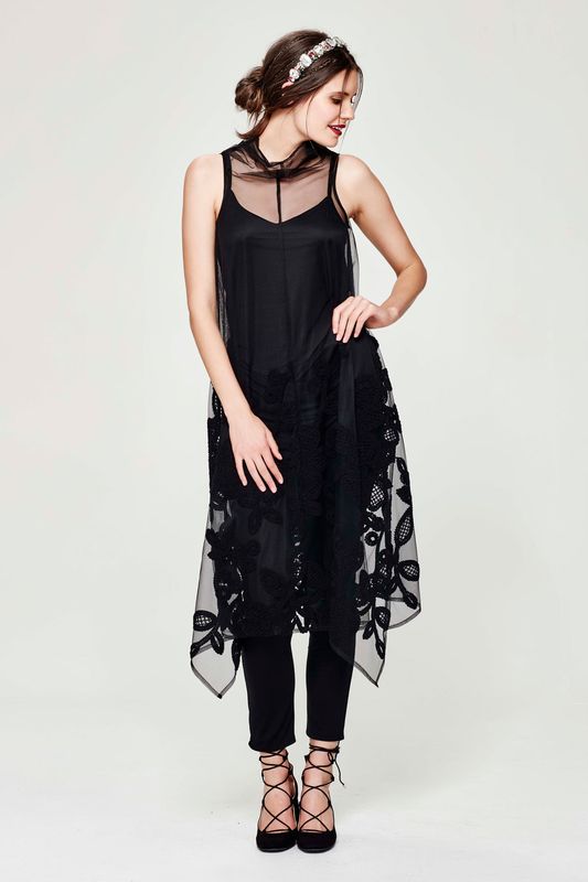 									PETITE NOIR 'SONIC BLOOM' DRESS
								, 			GLAM ROCK 'LEGS THE QUESTION' PANT
			