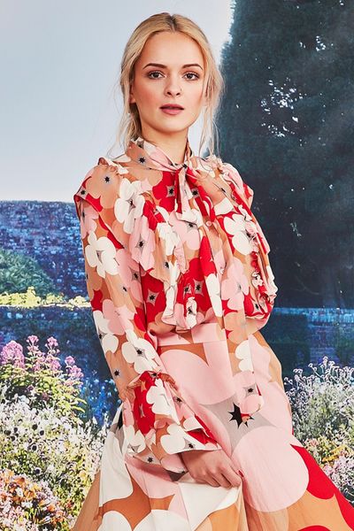 									ROSE AND RUFFLES BLOUSE
			