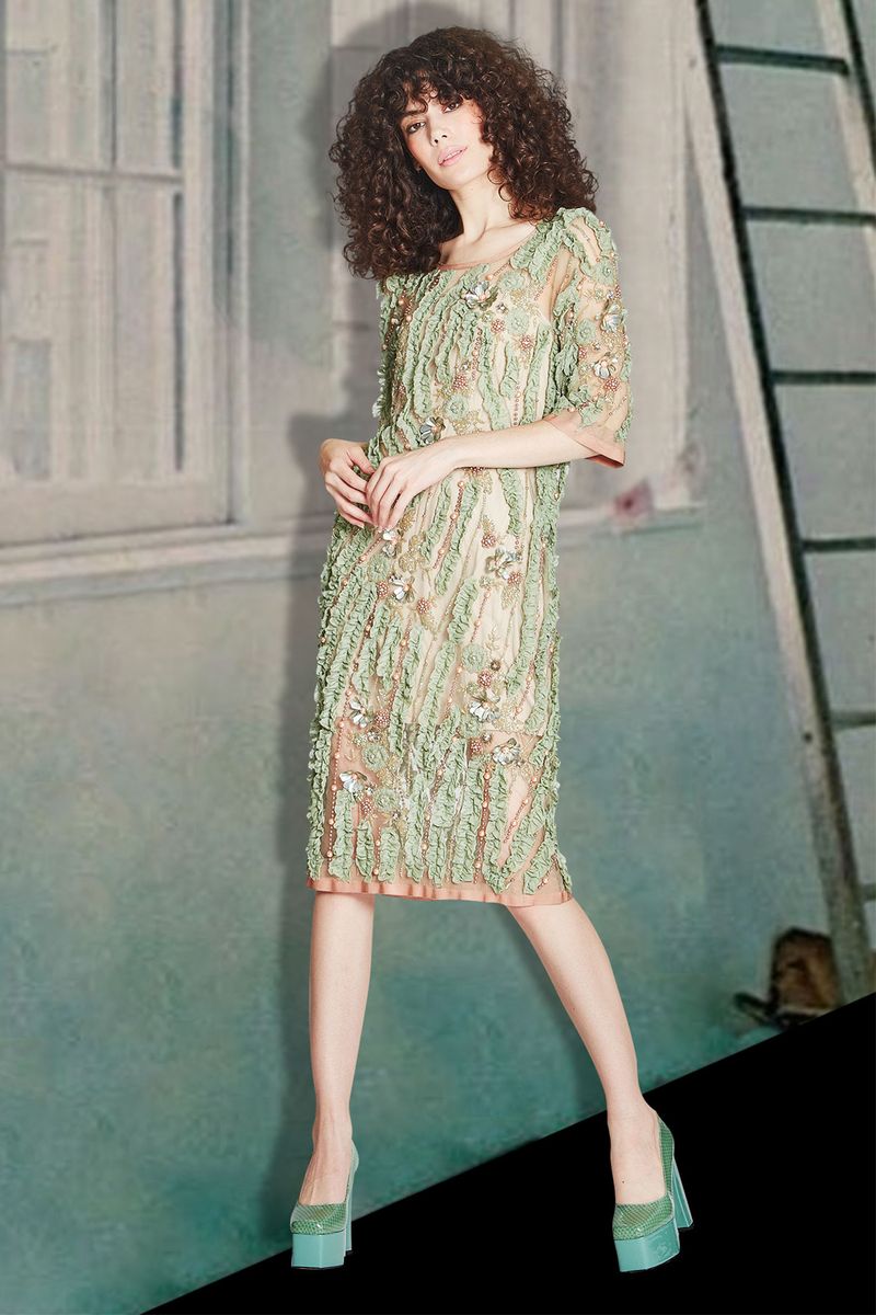 									CHAMPAGNE AND STARS DRESS
			