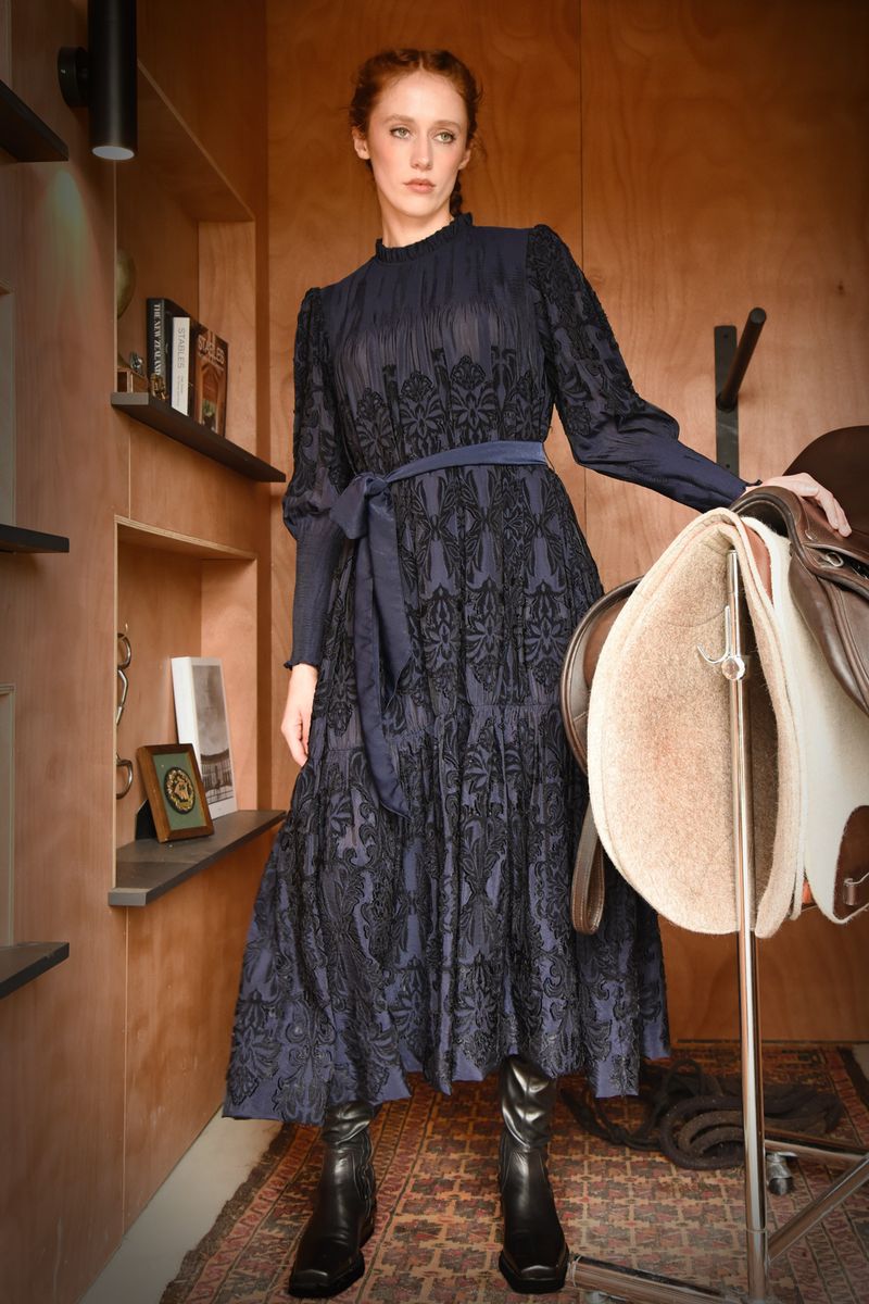 									SHIRRED IN THE WOODS DRESS
			