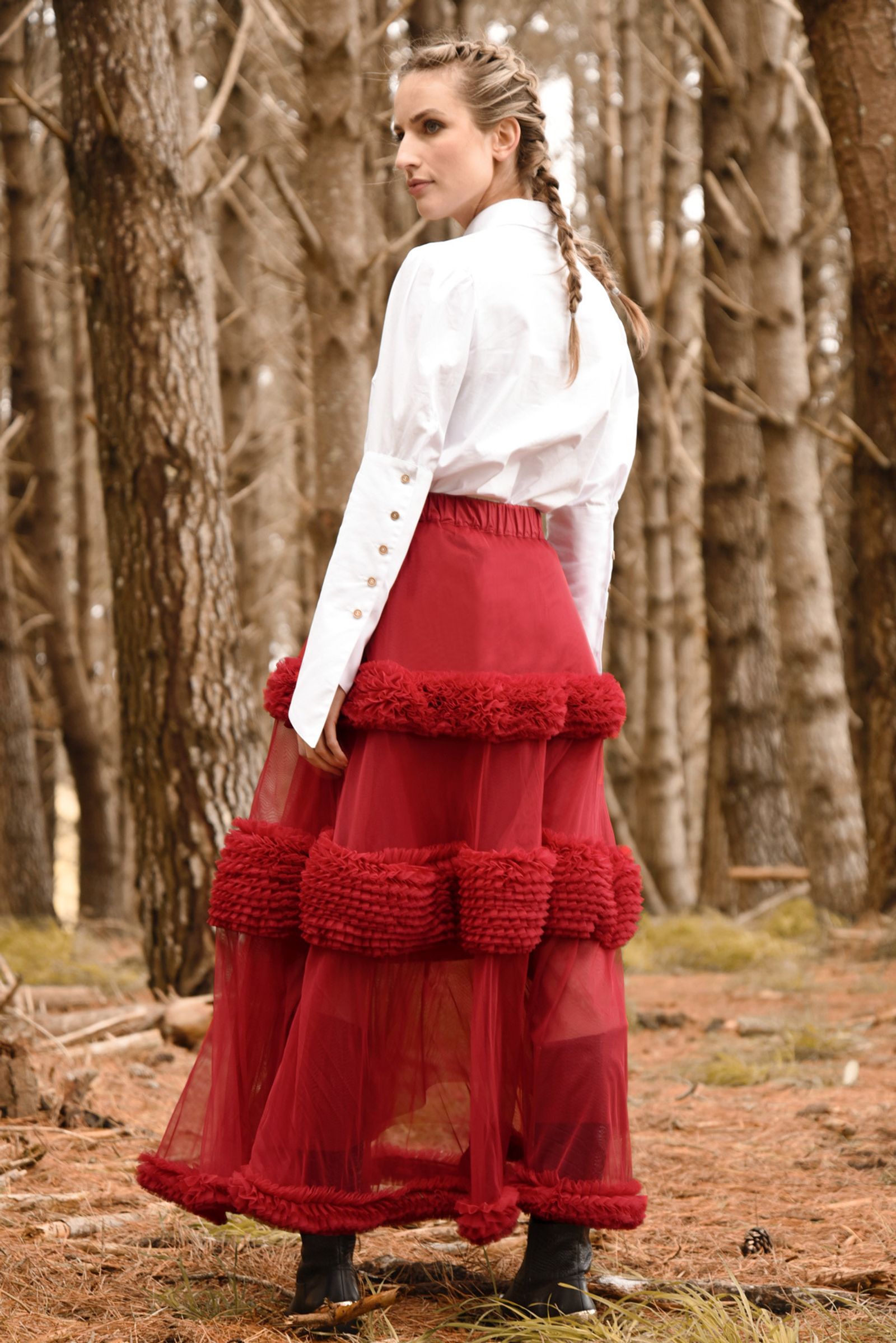 									WILD IN THE PLEATS SKIRT
			