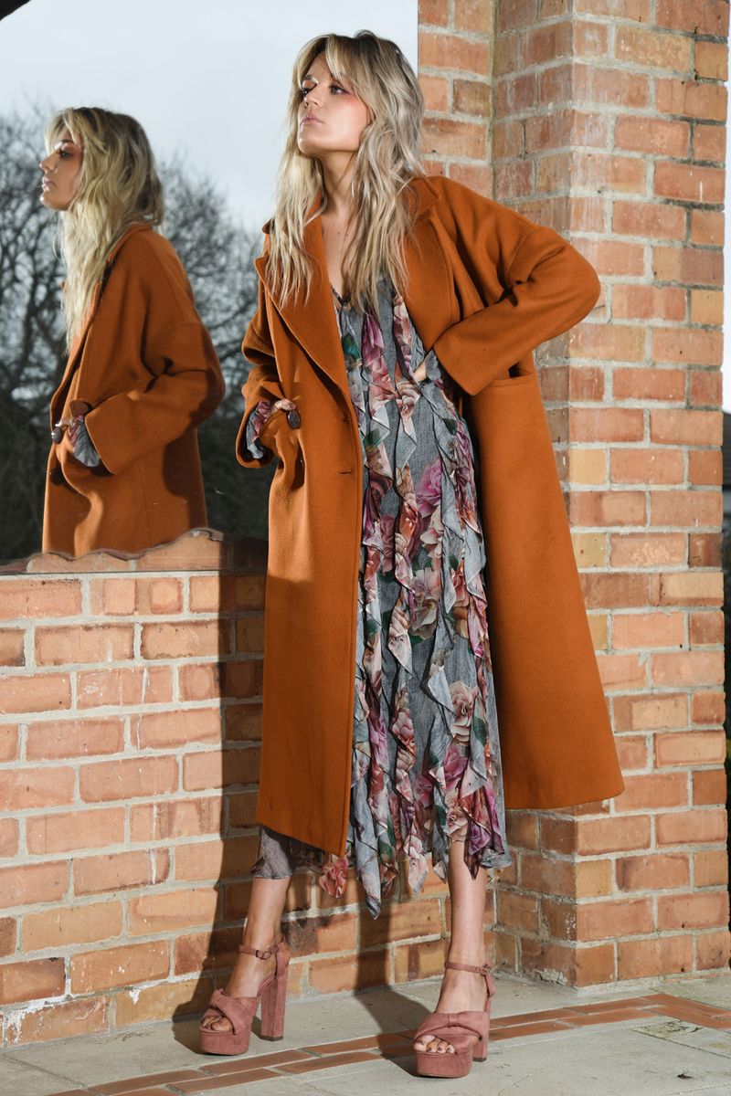 									RUFFLE WHAMMY DRESS
								, 			THIS COAT'S FOR YOU COAT
			