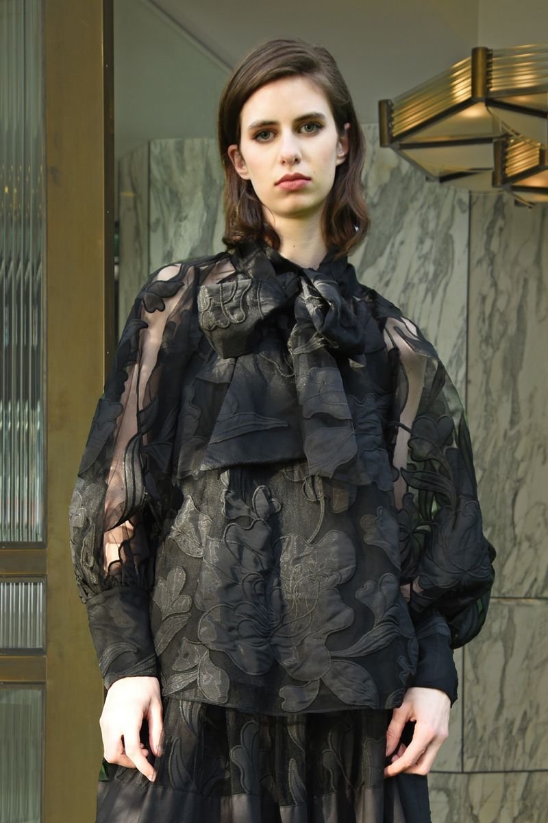 									ON A SHEER DAY BLOUSE
			