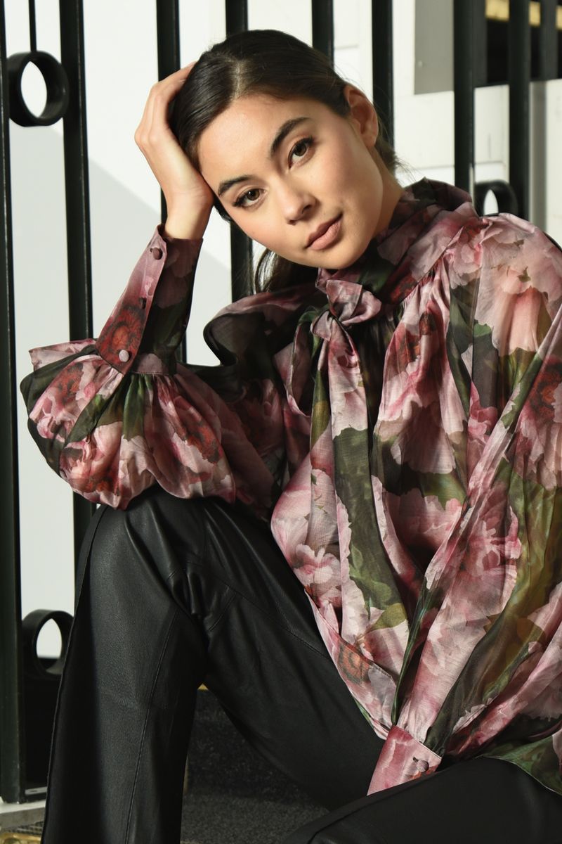 									ON A SHEER DAY BLOUSE
			