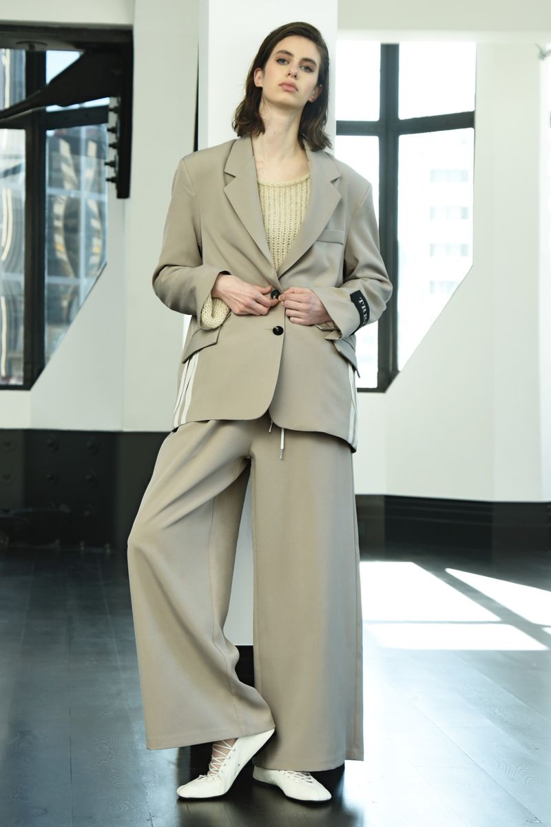 									MY BOYFRIEND'S BACK JACKET
								, 			FIND YOUR STRIDE TROUSER
			