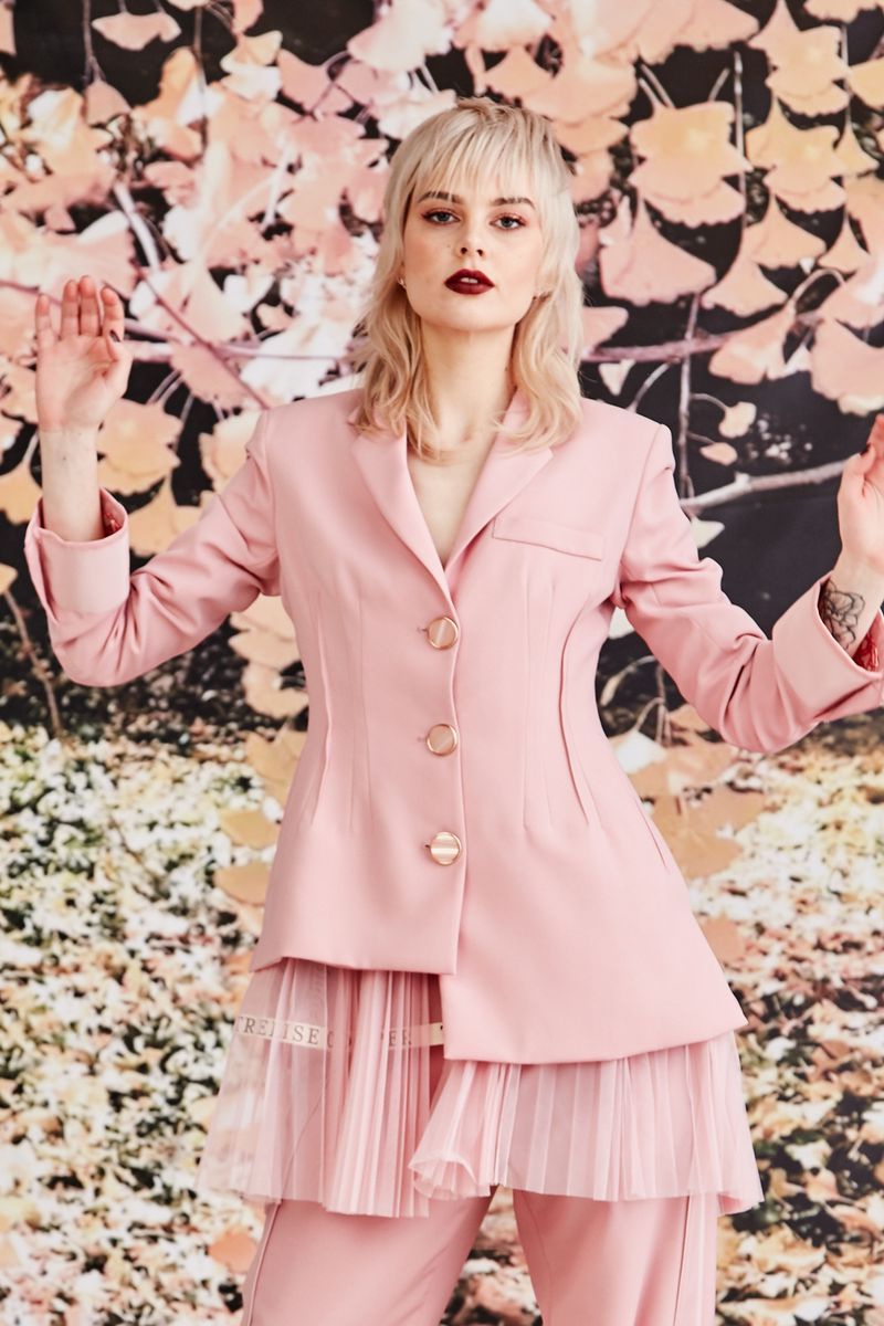 									PLEATS AND THANK YOU JACKET
								, 			ONE STEP AHEAD TROUSER
			