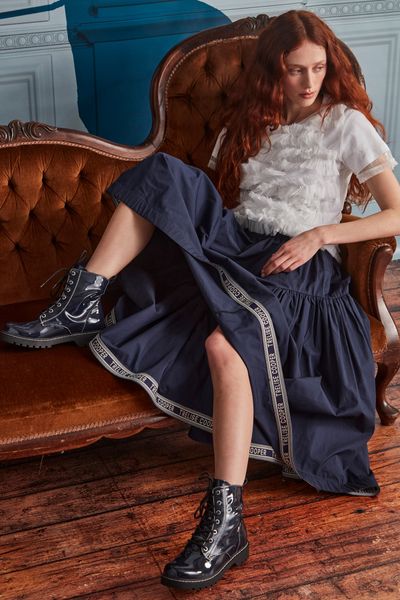 									DO THE RUFFLE T-SHIRT
								, 			FULL HOUSE SKIRT
			