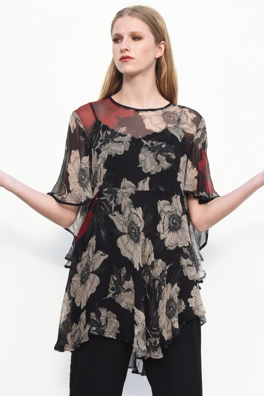 									SHEER WITH YOU BLOUSE
			