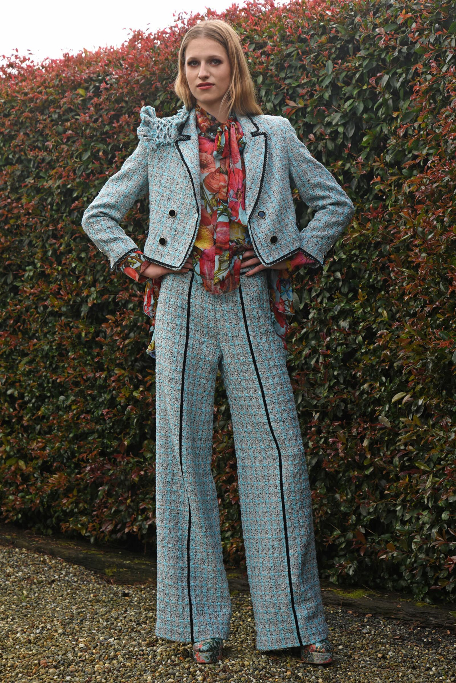 									SHORT + SHARP JACKET
								, 			WALK MY WAY TROUSER
			