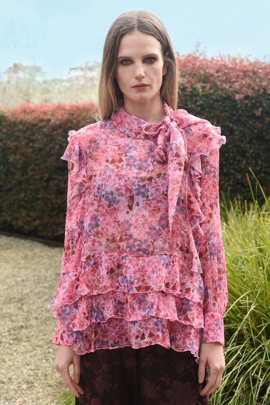 									STAR OF THE BOW BLOUSE
			