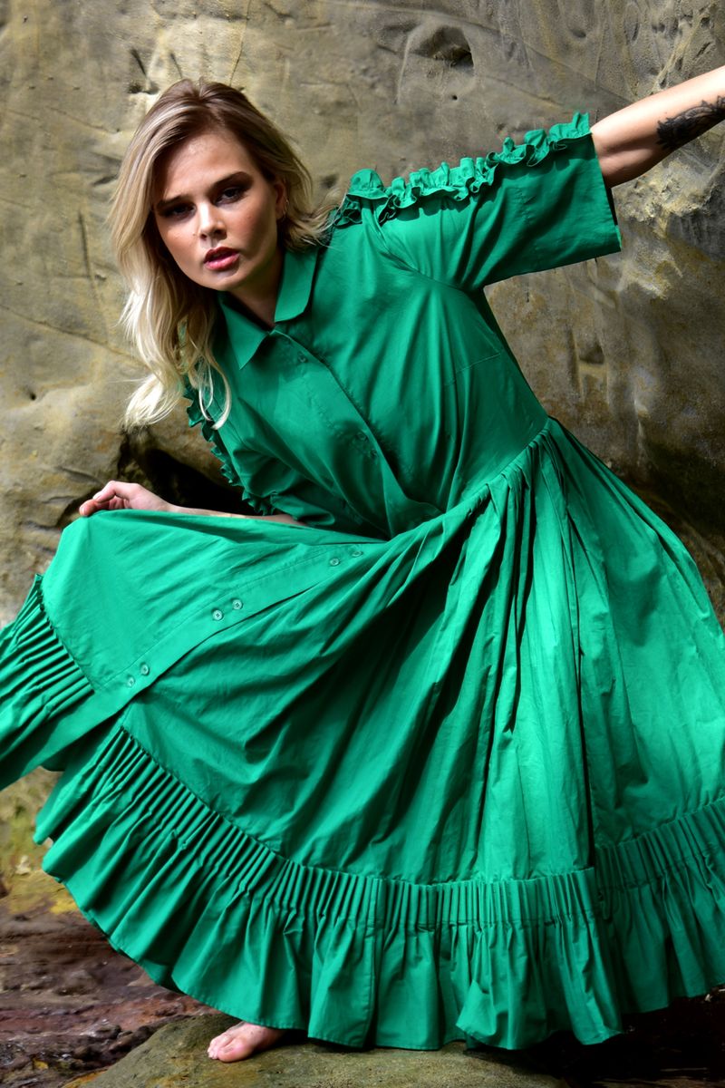 									PLEAT STREET DRESS
			