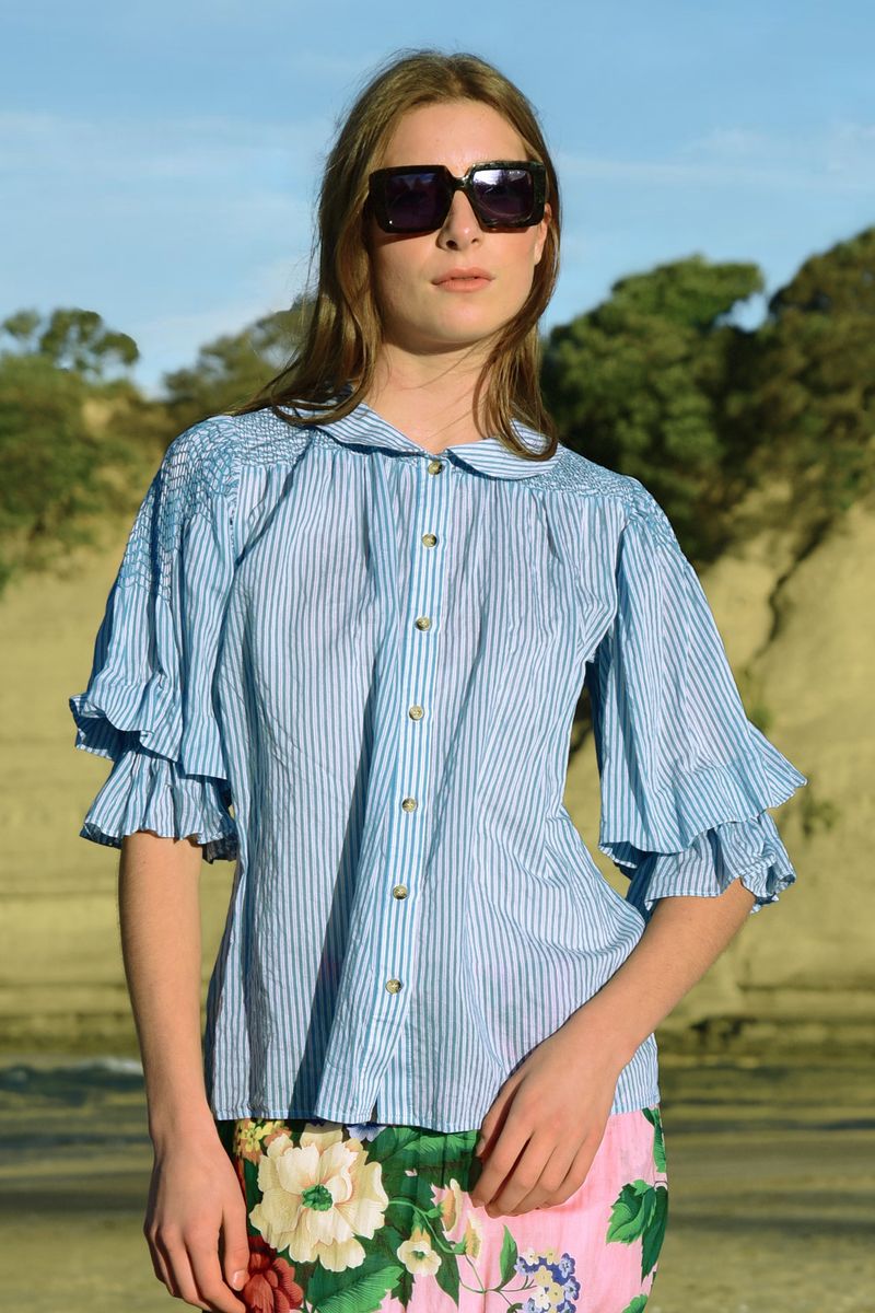 									SMOCK EXCHANGE BLOUSE
			