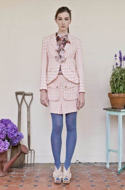 									Lamington 'Balancing Act' Jacket
								, 			Animal Tea Party 'Party Animals' Blouse
								, 			Lamington 'Chequered Past' Skirt
			
