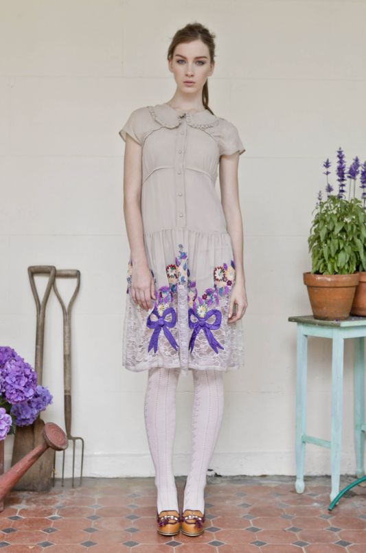 									Vintage Bouquet 'Violet Hill' Dress
			