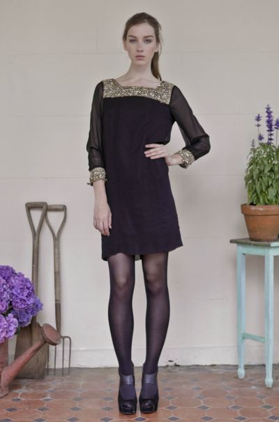 									Black Bird 'Gold Prospector' Dress
			