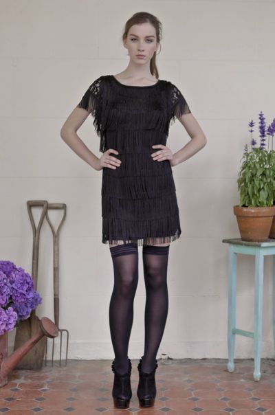 									City Fringe 'Money Shaker' Dress
			