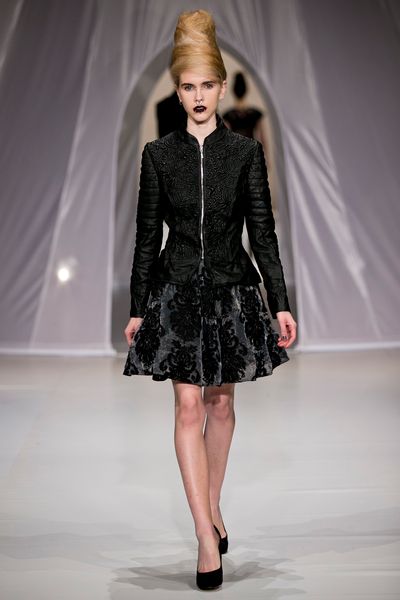 									Leather Duster 'Breaking Pad' jacket
								, 			Love Lorn 'Skirts Like Hell' skirt
			