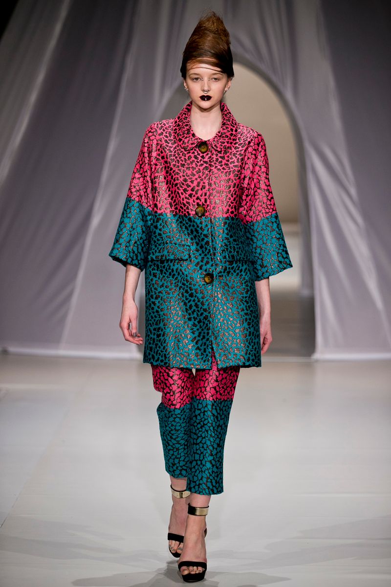 									Split Tease 'Animal Structure' coat
								, 			Split Tease 'Walk of Art' pant
			