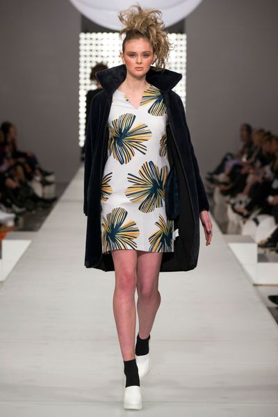 									SUNDAE FUNDAY 'MY FUR LADY' COAT
								, 			STARBURST 'LOOSE ENDS' DRESS
			