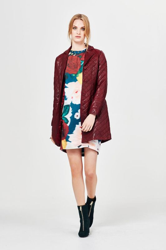 									HIDE AND SEEK 'LEATHER LOCKLEAR' COAT
			