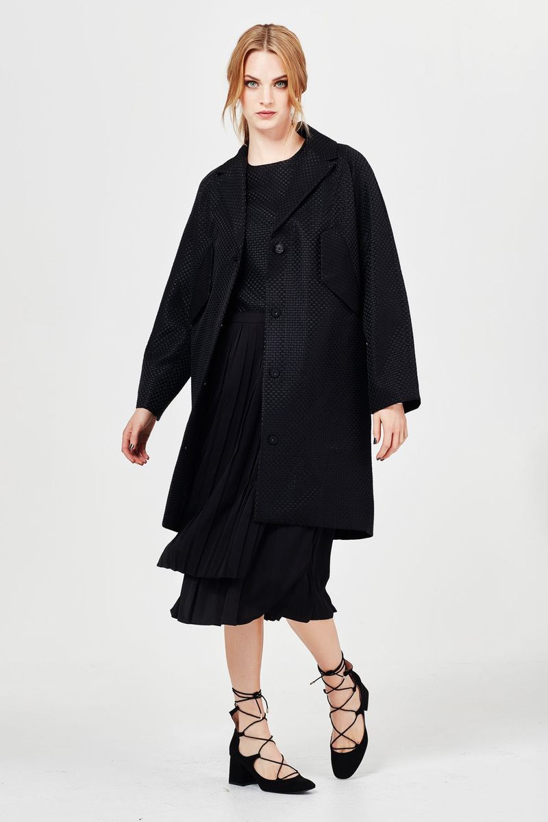 									SATIN STITCH 'JUDI TRENCH' COAT
			