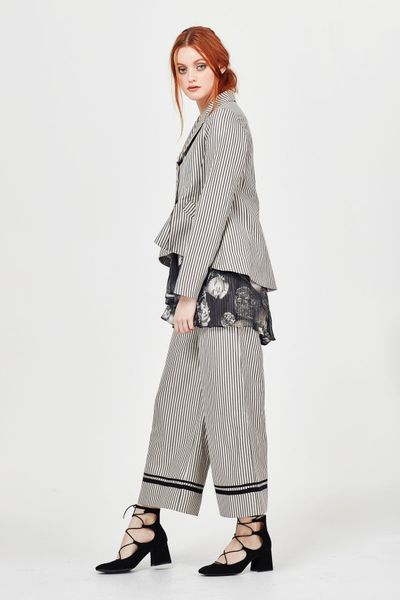 									STRAIGHT UP 'JACKET & THE BEANSTALK' JACKET
								, 			STRAIGHT UP 'LAS VEGAS STRIPE' PANT
			