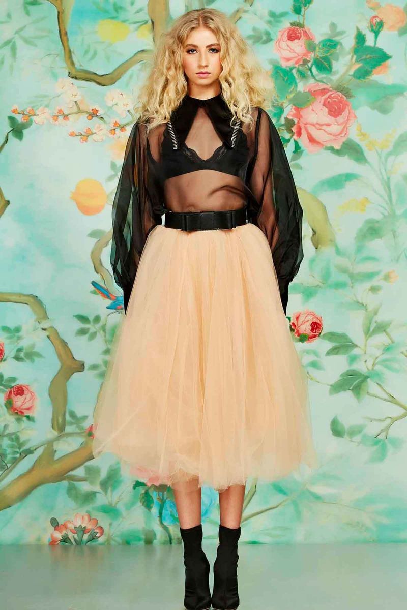 									TO THE POINT BLOUSE
								, 			YOURS TULLEY SKIRT
								, 			BOW ME UP BELT
			