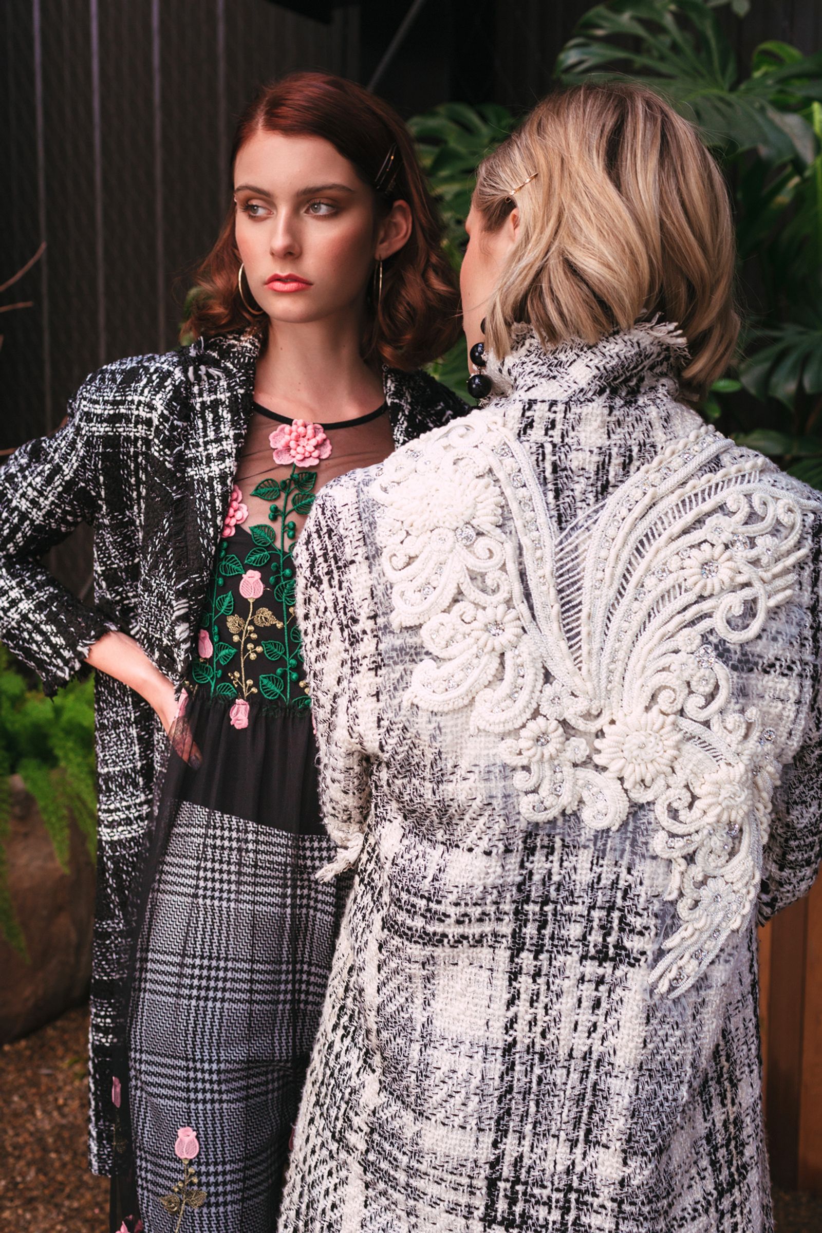 									BELL OF THE BALL DRESS
								, 			RUFF AROUND THE EDGES COAT
			