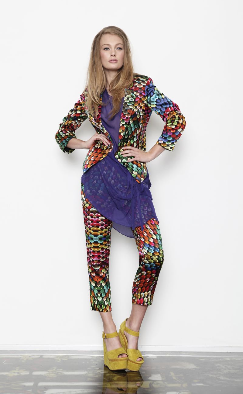 									Geo Thermal 'Test Pattern' jacket
								, 			Florida 'Hitch Hike-Her' dress
								, 			Geo Thermal 'Walk Of Art' pant
			