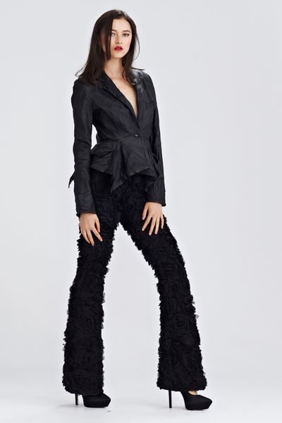 									LEATHER FORGET ME 'ALL IN A GOOD WAIST' JACKET
								, 			VERTIGO 'JEEPER'S CREEPERS' PANT
			